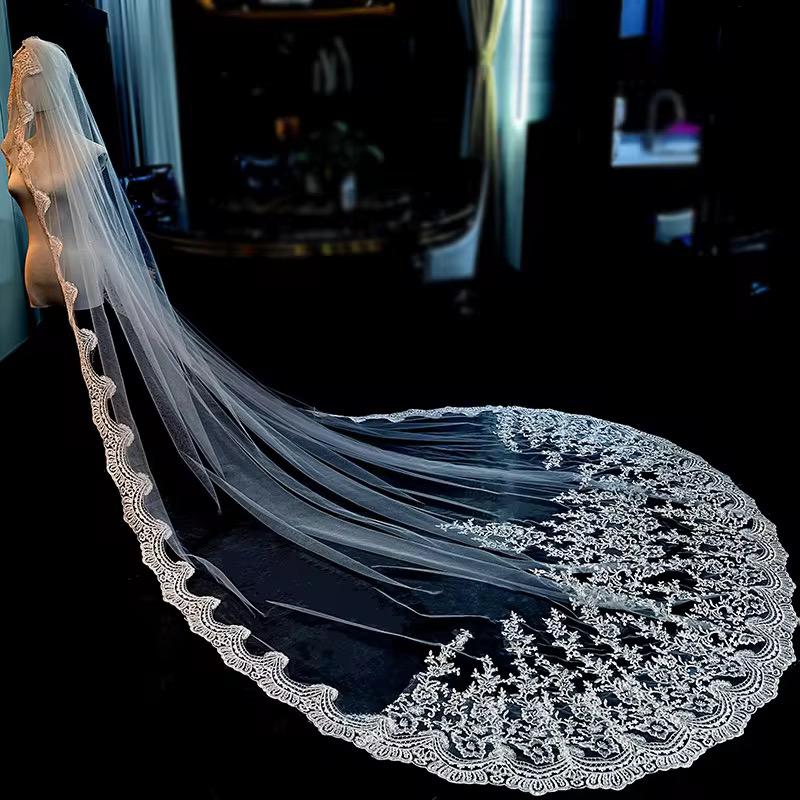 Wedding Veil Bridal Long Lace